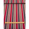 Kočárkovina metráž šíře 160 cm, nepromokavá látka, vzor pruhy červené