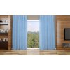 Sleva (set 2 kusy) - zatemňovací závěs žíhaný světle modrý  - v.180cm kroužky
