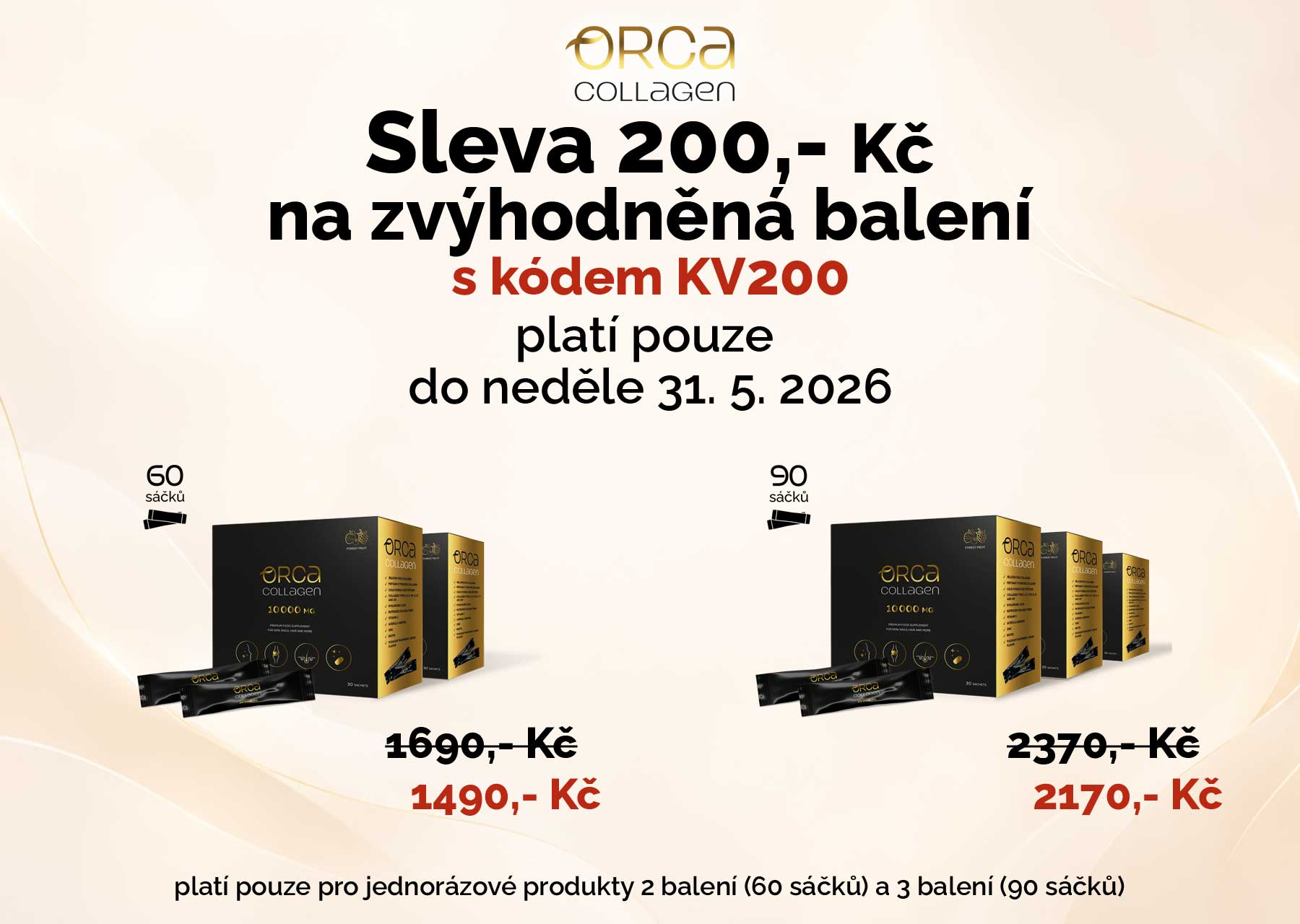 Sleva 200,- Kč na zvýhodněná balení