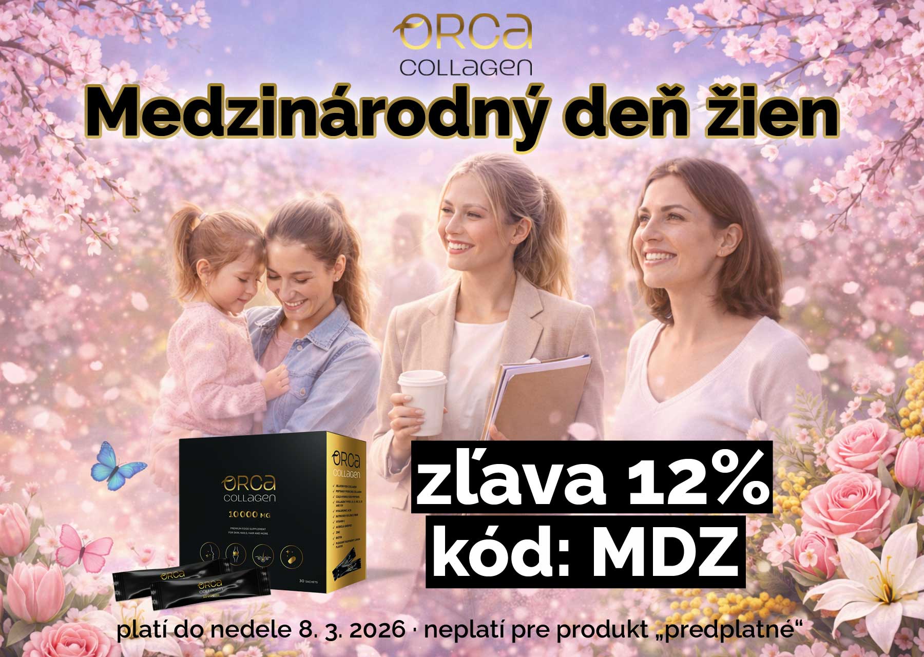 Medzinárodný deň žien - zľava 12 %