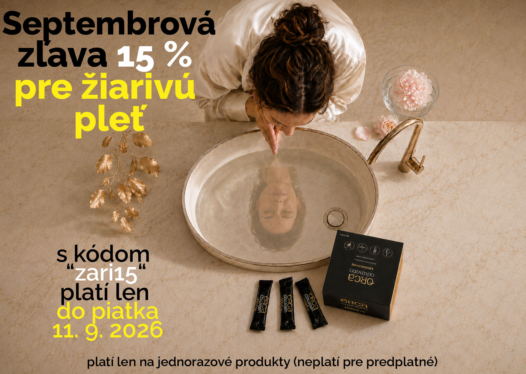Septembrová 15% zľava pre žiarivú pleť
