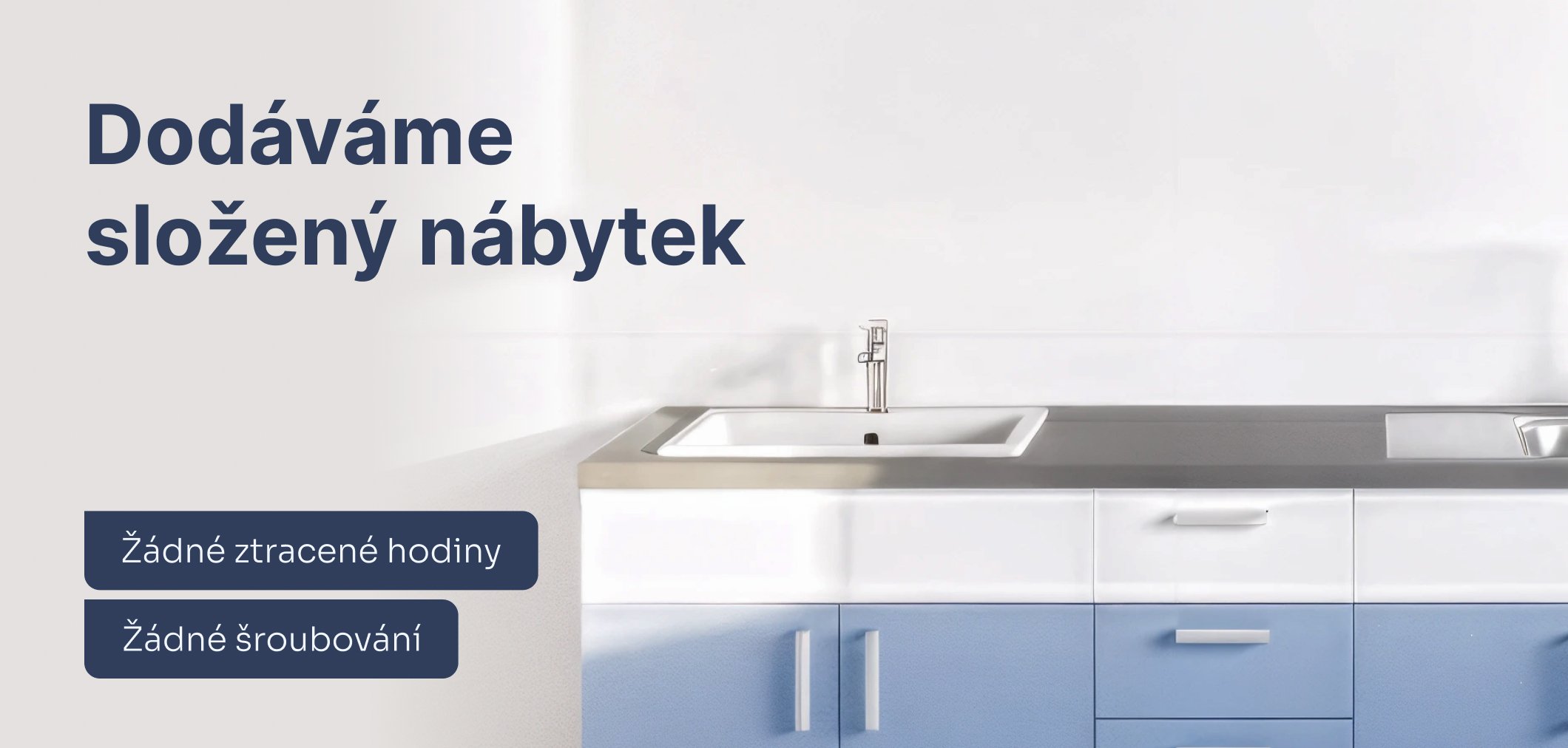 Dodáváme smontovaný nábytek