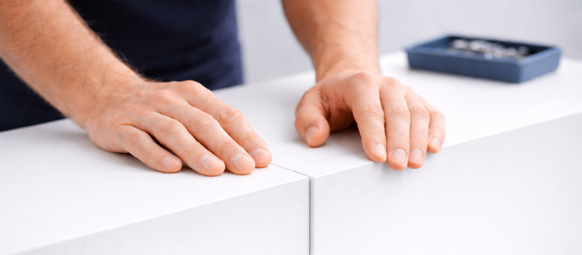 Detail kvalitního provedení nábytku