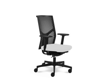 Lékařské otočné křeslo Prime Zoom 2301 S (Barva sedáku SILVERTEX - 30518 - bílá, Typ koleček Velká měkká na tvrdé podlahy (+ 150 Kč), Doplňky Opěrka i područky (+ 2.800 Kč))