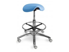 Zdravotnická sedlová stolička MEDI 1207 G Dent (Barva sedáku ATLANTA - 26 T4, Typ koleček Měkká na tvrdé podlahy (standard))