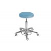 Vyšetřovací stolička se speciálním nožním mechanismem MEDI 1256 G Clean (Barva sedáku ATLANTA - 26 T4, Typ koleček Měkká na tvrdé podlahy)