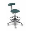 Zdravotnická stolička otočná MEDI 1292 G Dent se zádovou opěrkou  (Barva sedáku SILVERTEX - 30510, Typ koleček Kluzáky místo koleček (+ 250 Kč))