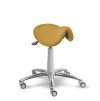 Sedlová stolička MEDI 1213 G (Barva sedáku SILVERTEX - 30519, Typ koleček Kluzáky místo koleček (+ 250 Kč), Výška pístu Vyšší píst, 55 - 75 cm (+ 300 Kč))