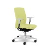 Lékařská otočná židle Prime UP 2303 W (Barva sedáku LIMA - 34053 (+ 750 Kč), Typ koleček Velká měkká na tvrdé podlahy (+ 150 Kč), Doplňky Bílé tvrdé područky, držák bílý (+ 1.600 Kč))