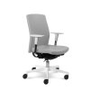 Lékařská otočná židle Prime UP 2303 W (Barva sedáku SILVERTEX - 30514, Typ koleček Velká měkká na tvrdé podlahy (+ 150 Kč), Doplňky Bílé tvrdé područky, držák bílý (+ 1.600 Kč))