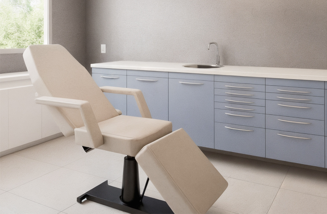 Ordinácia na mieru – návrh a realizácia lekárskeho nábytku