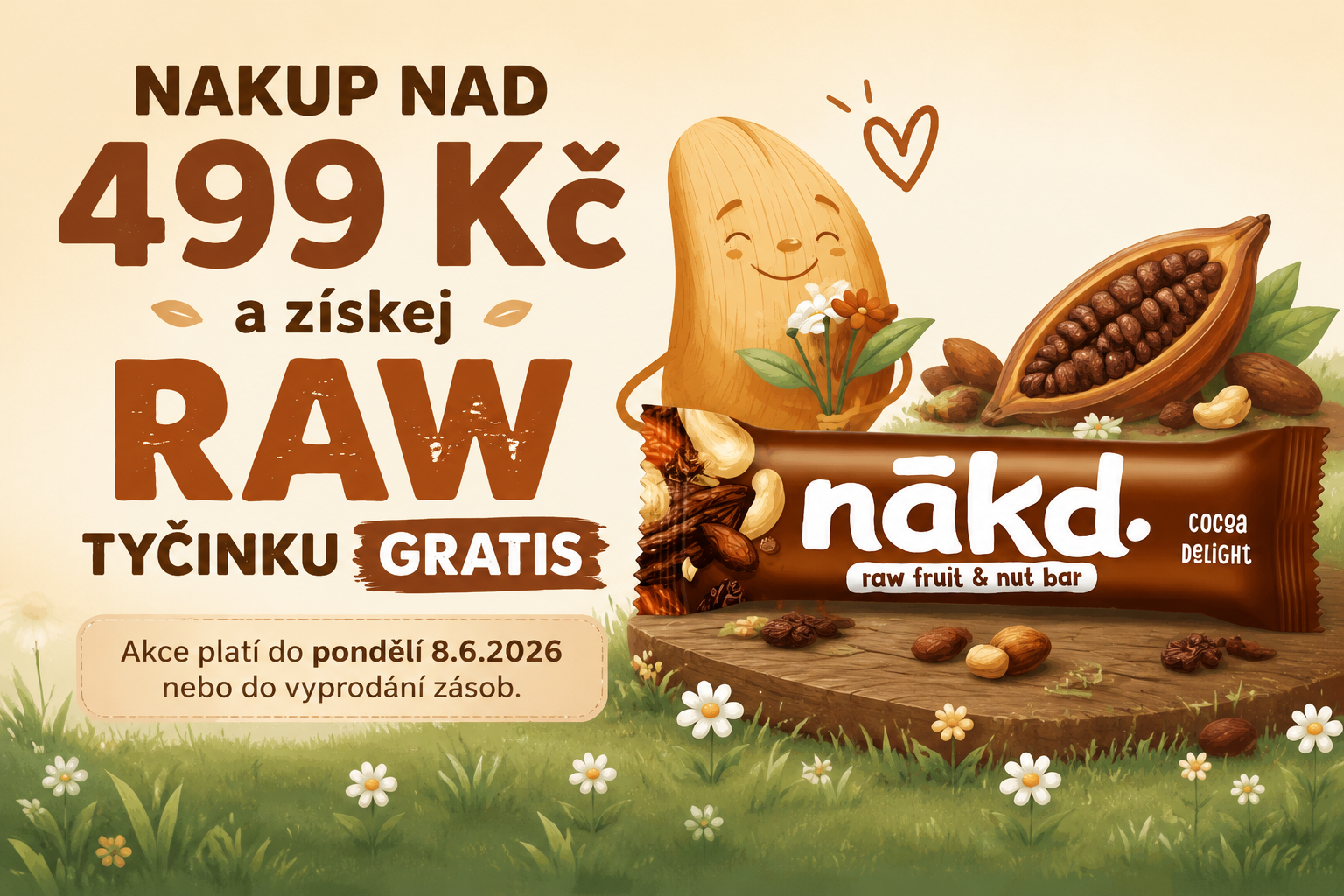 NAKD COCOA DELIGHT - NÁKUP NAD 499 KČ