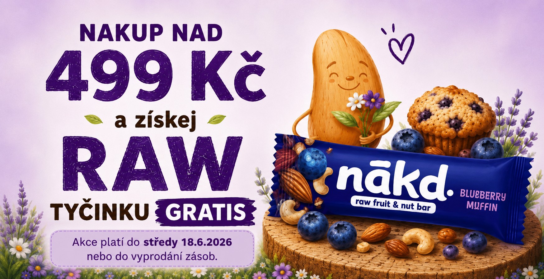 BLUEBERRE MUFFIN - NAKUP NAD 499 KČ
