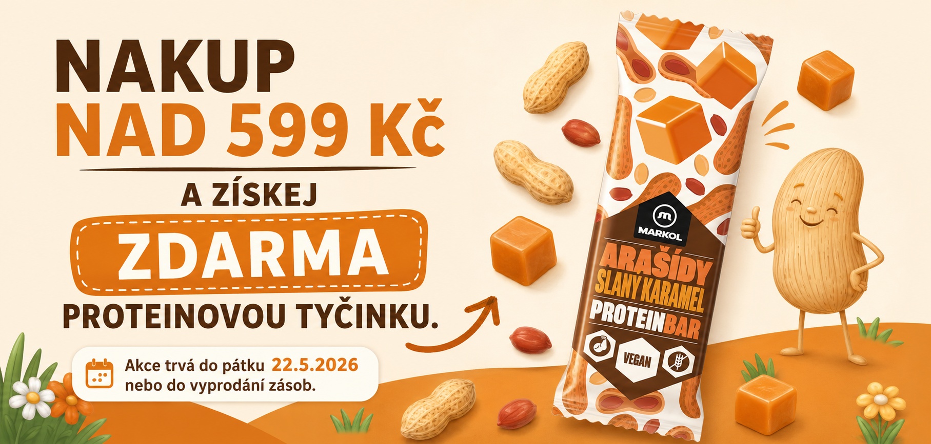 akce proteinová tyčinka