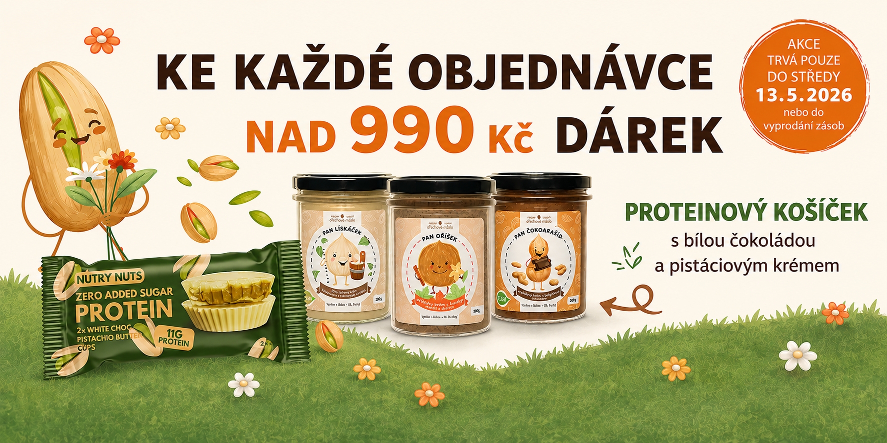 AKCI - PISTÁCIOVÝ KOŠÍČEK