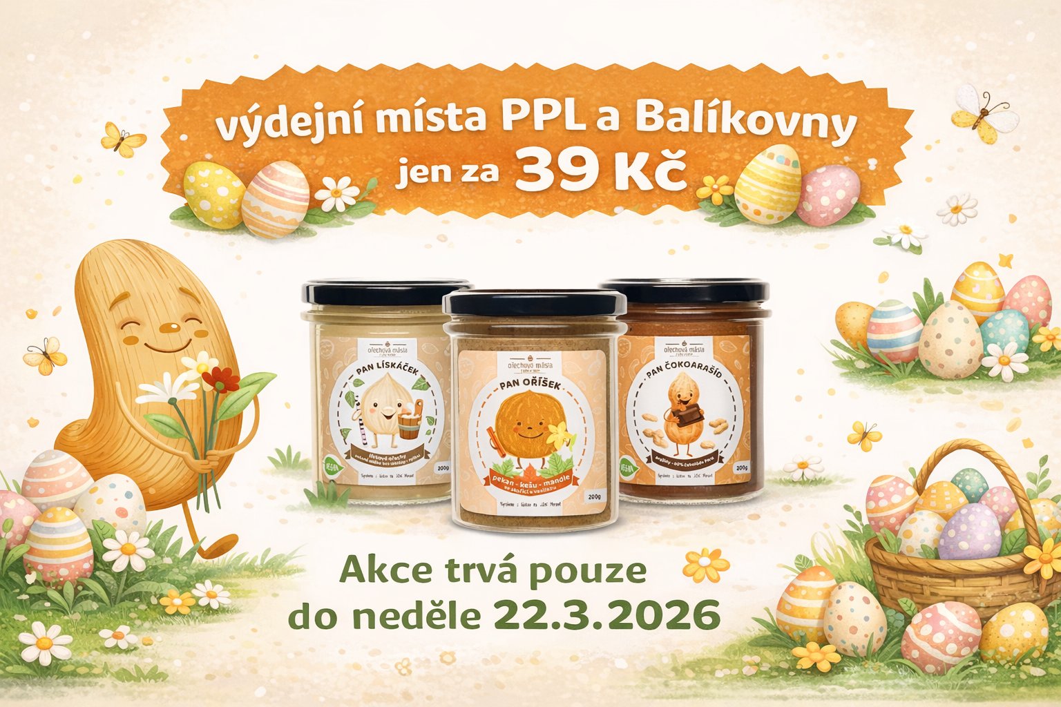 VELIKONOČNÍ BANNER S AKČNÍ DOPRAVOU