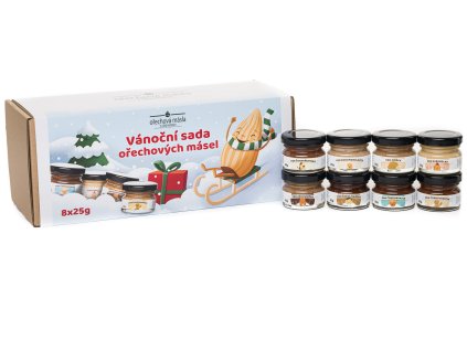 Vánoční degustační sada ořechových másel klasik