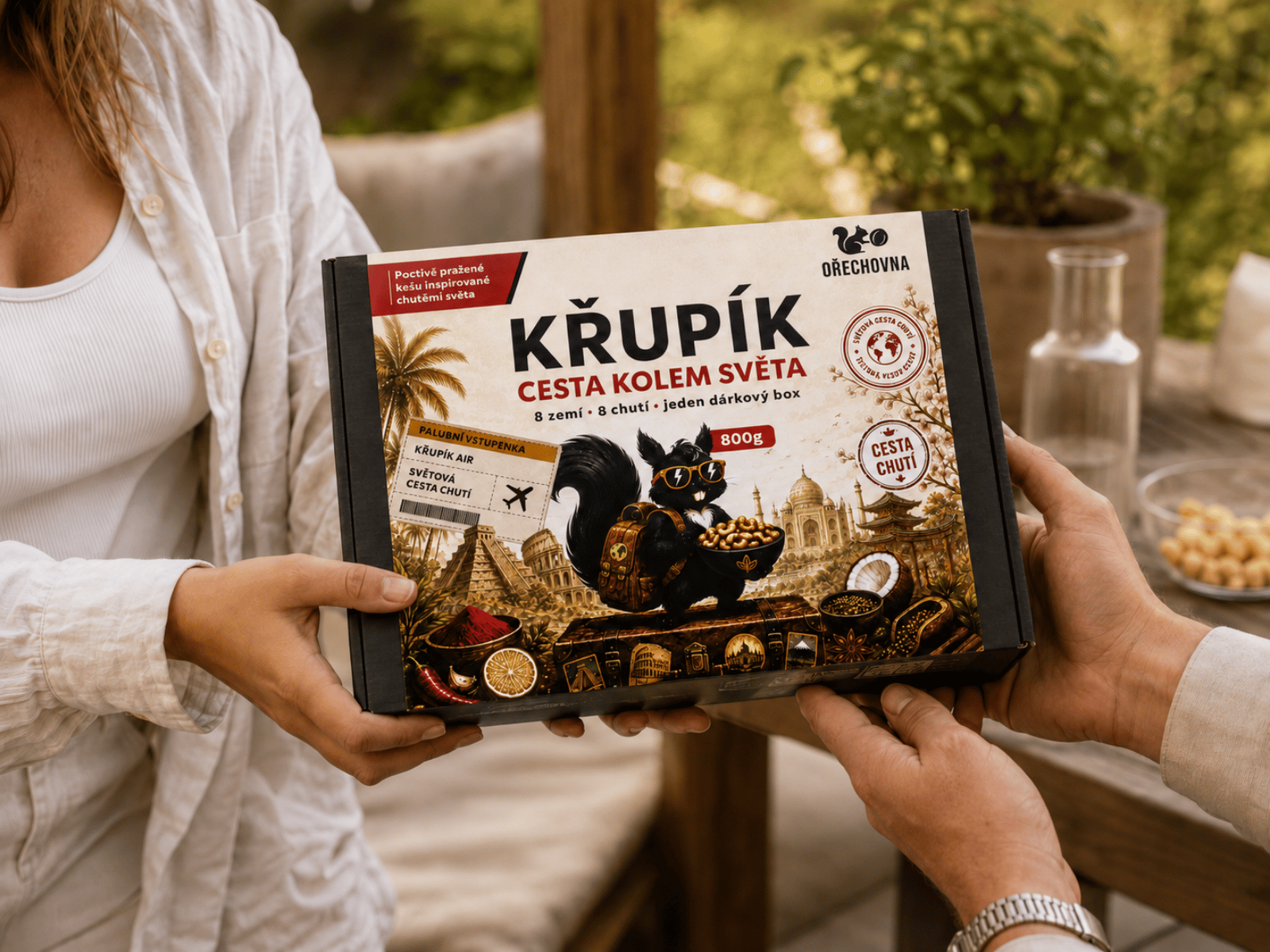 Křupík Cesta kolem světa jako originální dárek