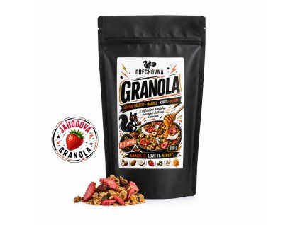 Granola Jahody s logem