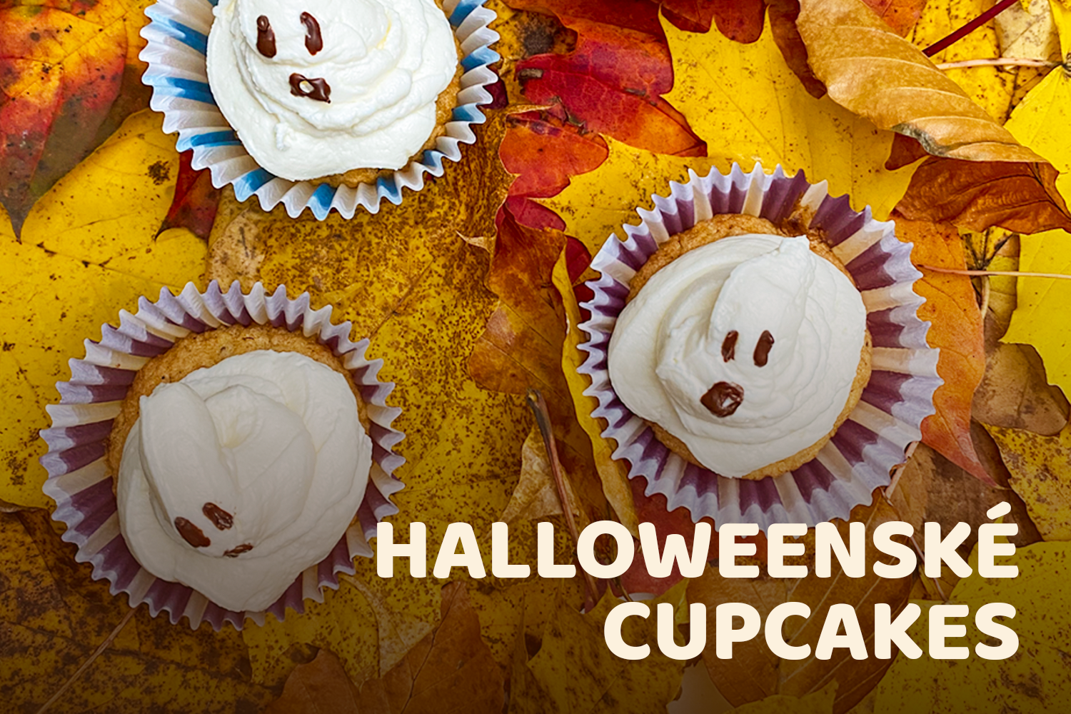 Halloweenské cupcakes