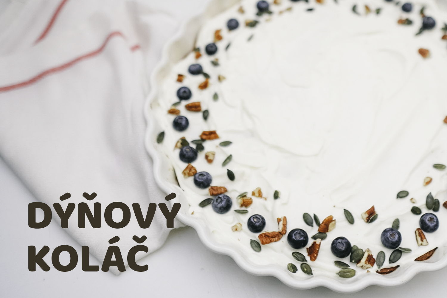 Dýňový koláč se semínky