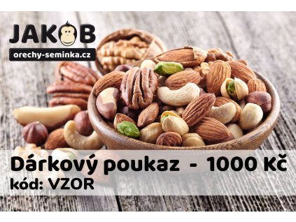 Dárkový poukaz - 1000 Kč