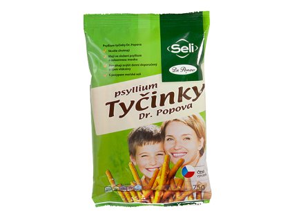 Dr. Popov Psyllium tyčinky, 75 g -