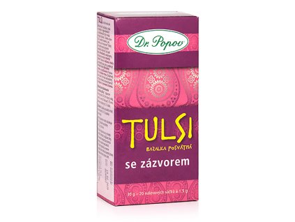 Dr. Popov Čaj Tulsi se zázvorem, 30 g -