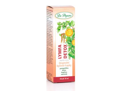 Dr. Popov Bylinné kapky Lymfa - detox, 50 ml -