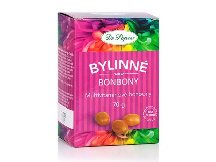 Dr. Popov Bonbony Multivitamín, 70 g - 