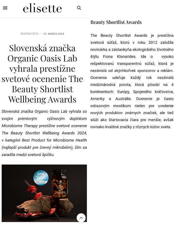 Elisette - Organic Oasis Lab