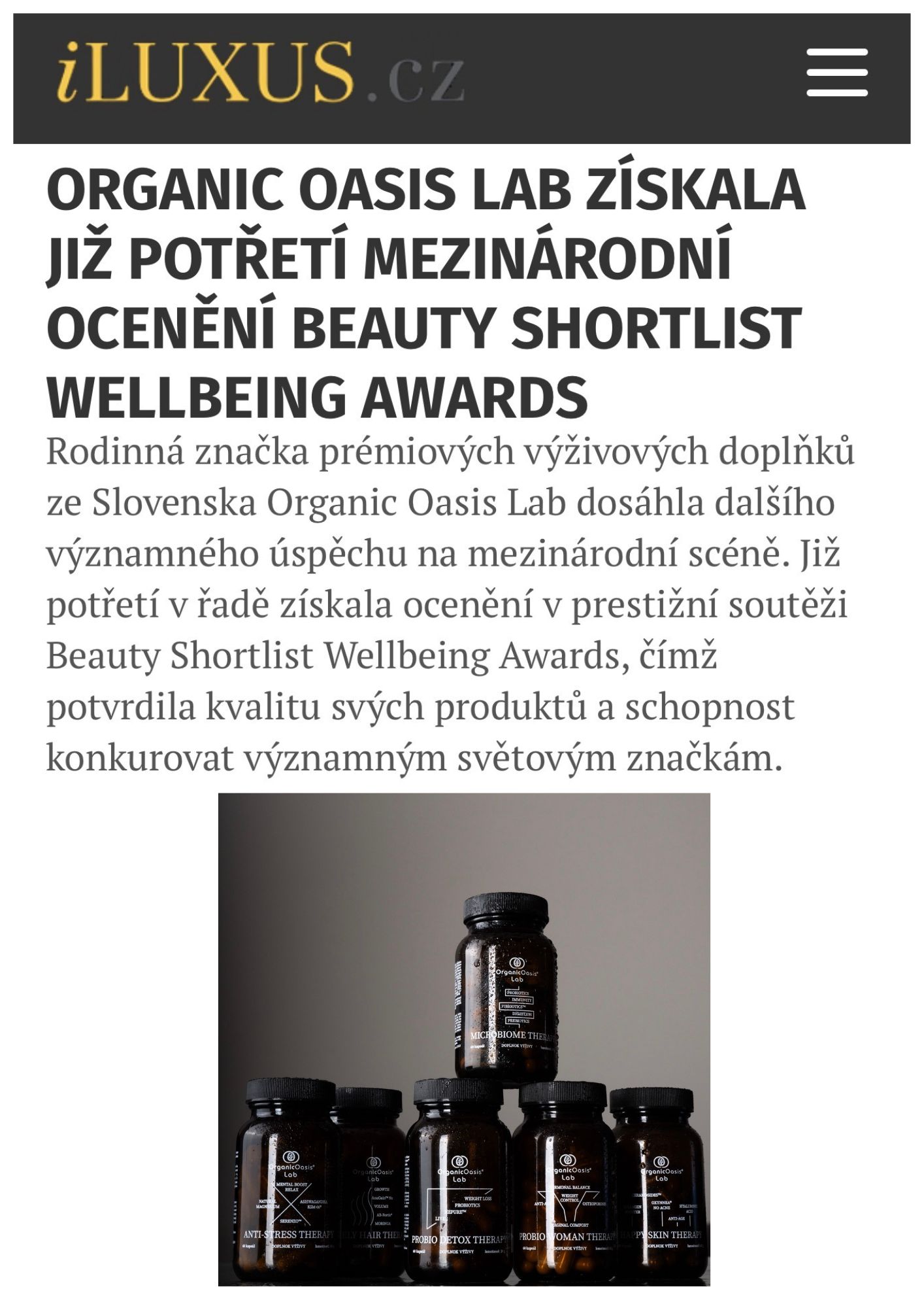 iLuxus Organic Oasis Lab