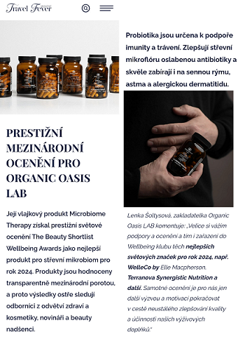 Travel Fever - Organic Oasis Lab