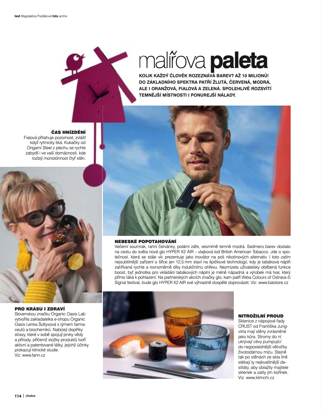 Choice magazín - Organic Oasis LAB