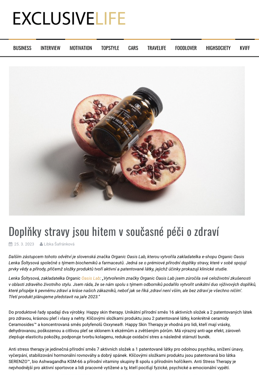 Doplnky stravy sú hitom súčasnej zdravotnej starostlivosti