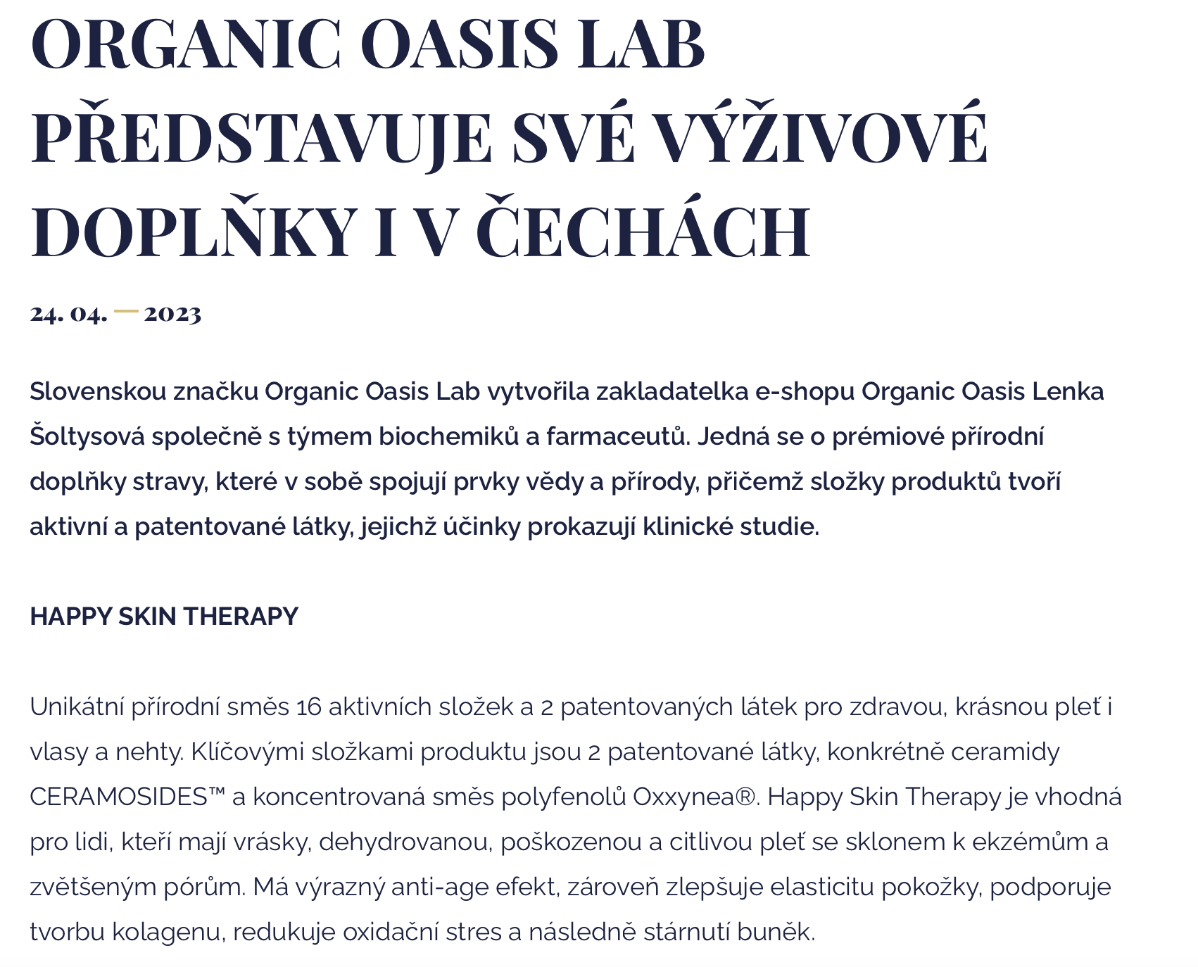 Travel Fever - Organic Oasis LAB