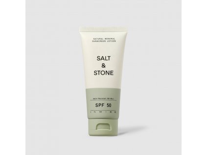 SALT & STONE SPF50 krem na opalovanie hydratuje a regeneruje podrazdenu plet