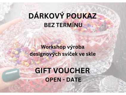 Gift Voucher - Designer Glass Candle Making Workshop