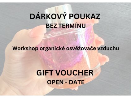 Dárkový poukaz workshop organické osvěžovače vzduchu