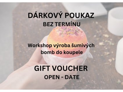 Dárkový poukaz workshop výroba šumivých bomb do koupele