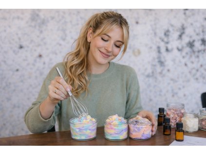 Workshop duhová šlehaná tělová másla