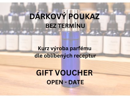 Dárkový poukaz kurz výroba parfému dle oblíbených receptur