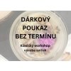 Dárkový poukaz klasický workshop výroba svíček