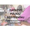Dárkový poukaz TVOŘENÍ RODIČŮ S DĚTMI workshop výroba svíček