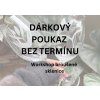 Dárkový poukaz workshop broušené sklenice