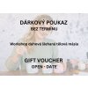 Dárkový poukaz workshop duhová šlehaná tělová másla