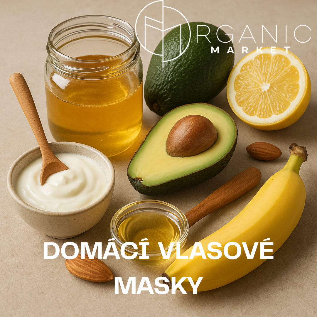 Přírodní masky na vlasy, které si vyrobíte doma