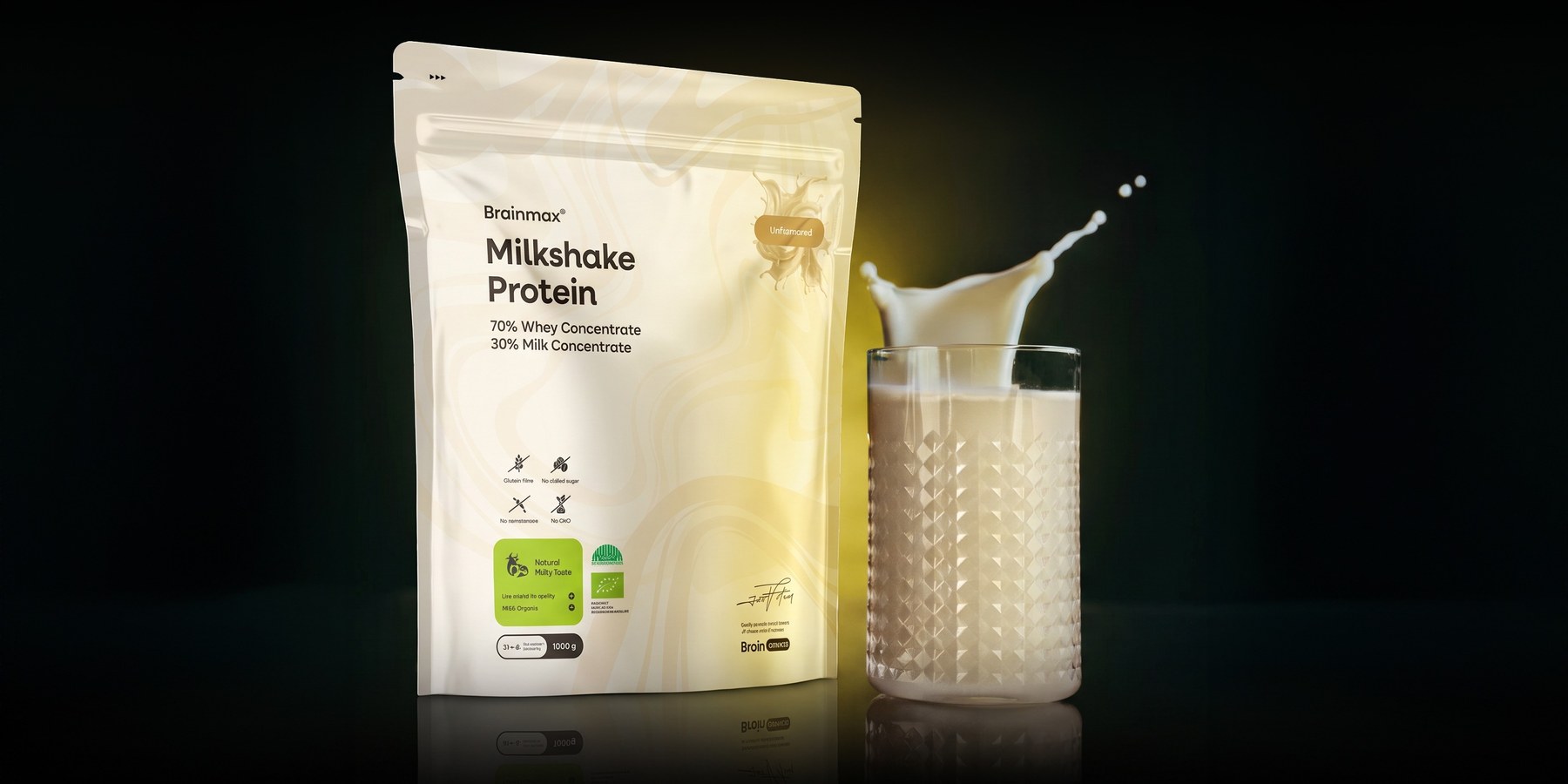 BrainMax Organic Milkshake Protein