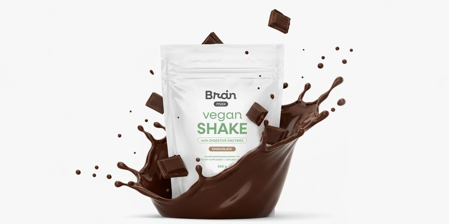 BrainMax Vegan Shake with Digestive Enzymes