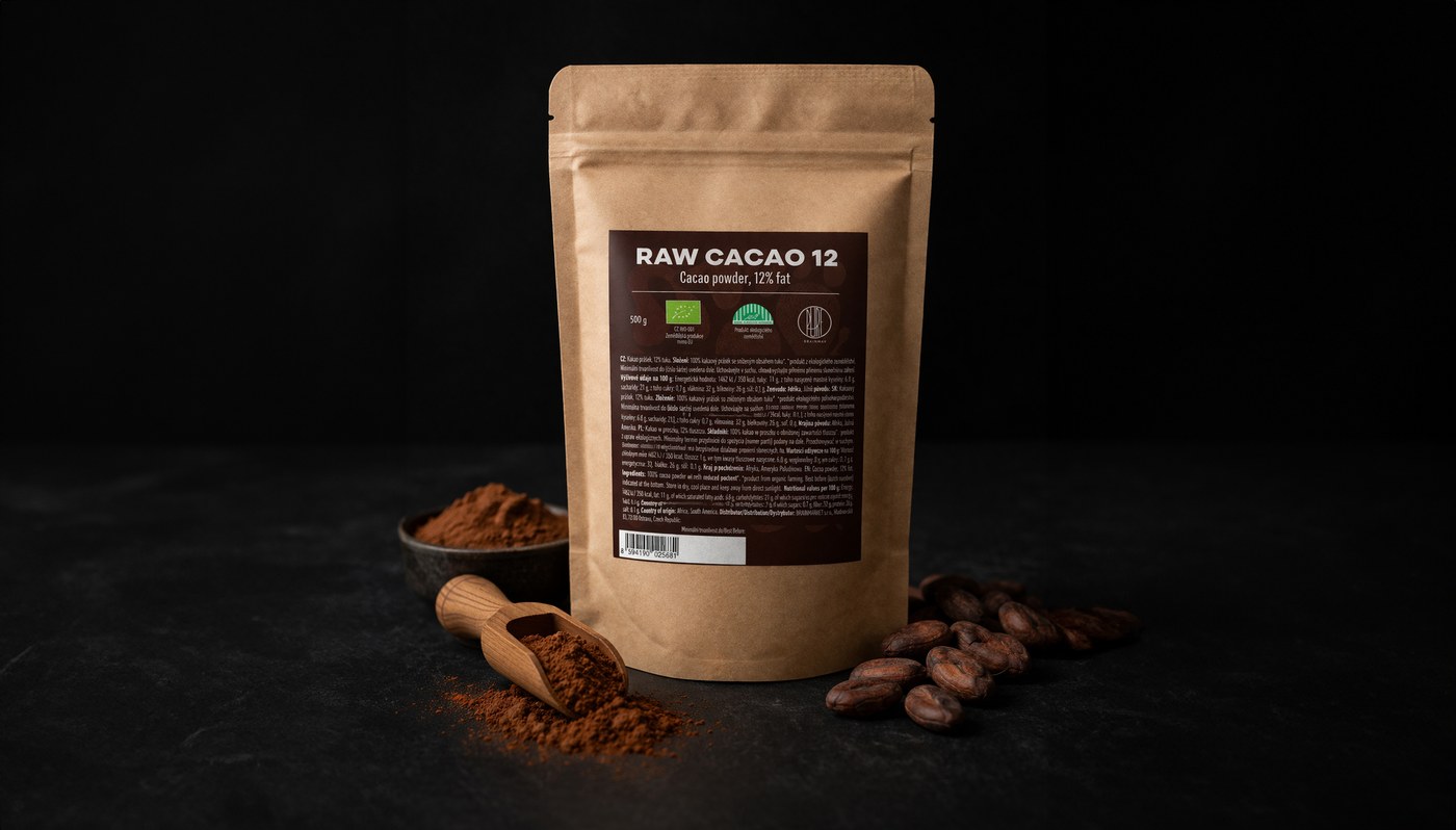 BrainMax Pure Raw Cacao 12
